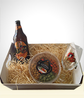 Presentes para Homens - Cesta Cerveja: Dama Beer Pilsen e Amendoim