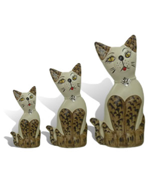 Presentes Criativos Mossor - Trio de gatos